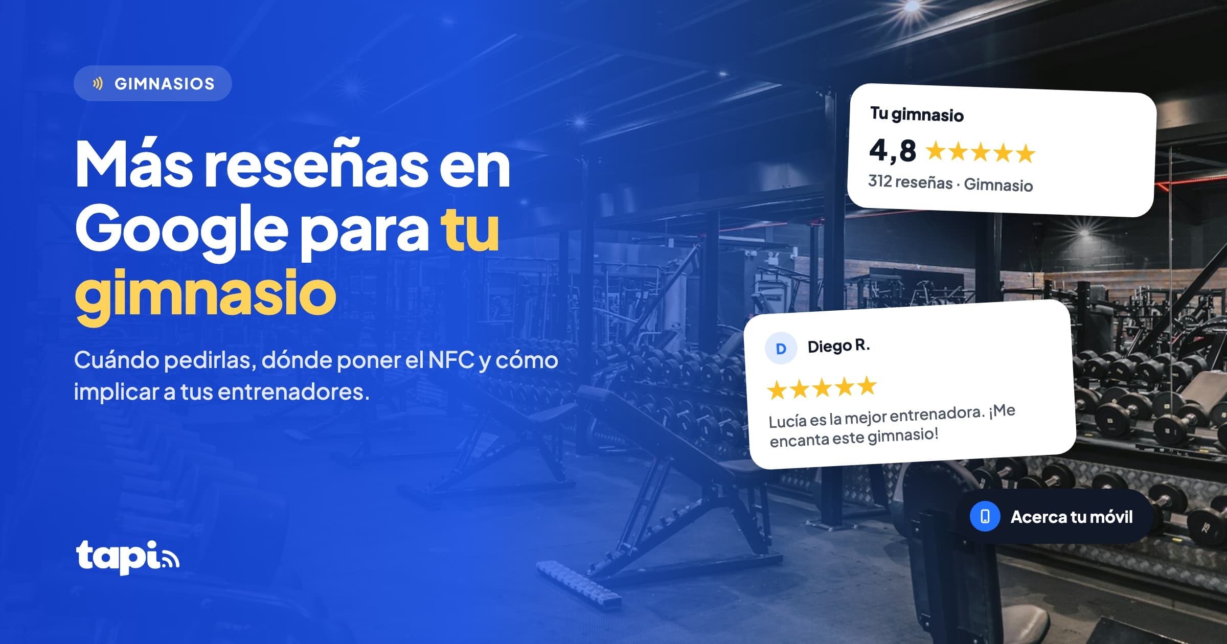 Cómo conseguir más reseñas en Google para tu gimnasio